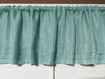 Lovemyfabric Vintage Faux Linen Pleated Valance Window Treatment 56"X14" Inch. Fixed Price $17.99.