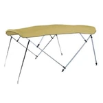 Carver A(8SQ)4893UB-16 4-BOW Square Tube Sunbrella Bimini Top Toast New. Fixed Price $666.79.