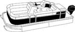 7.6OZ Boat Cover South Bay 422F 2014. Fixed Price $874.79.