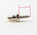 Lift The Dot Stud, Nickel Brass W/ Stainless Wood Screw, 20 Piece's. Fixed Price $22.88.