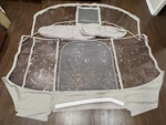 Boat Yacht Enclosure Curtain Kit Hard Top Ameritex Gray Tb 400HT 2006 Camper. Fixed Price $950.00.