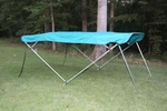 New Vortex Teal Bimini Top 8' Long, 85-90" Wide 4 Bow Pontoon/deck Boat. Fixed Price $255.99.