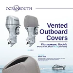Oceansouth Vented Outboard Motor Cover For Honda V6 3.5L. Fixed Price $150.22.