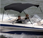 Shademate Pontoon Boat Bimini Top Cover Fabric/boot 3-BOW 6'L, 36"H, 73"-78"W. Fixed Price $100.00.