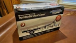 Shoreline Marine Sz 17-19" 150-DENIER Polyester Boat Cover Gray Harbor Master. Fixed Price $48.95.