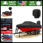 Focean 15-17FT Waterproof Heavy Duty Boat Cover With Storage Bag. Fixed Price $174.99.