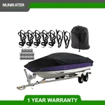 210D Trailerable Boat Cover 12FT Fit For Jon Beam Width Up To 56IN. Fixed Price $21.39.