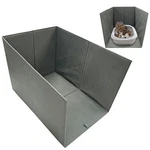 Cat Litter Box Enclosure Splash Guard Large Foldable Removable Mat, Tall For .... Fixed Price $33.96.