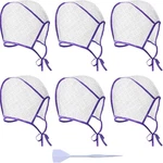 6-PIECE Hair Highlighting Frosting Cap Kit With Plastic Hooks Salon Tool. Fixed Price $13.08.