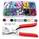 Snaps For Fabric Mifoleu 100 Sets Metal Buttons With Fastener Pliers Press. Fixed Price $15.97.