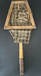 Old 1940S Tennis Racquet String Wood Press & Canvas Cover Great Antique Decor. Fixed Price $49.99.
