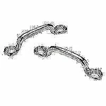 Seachoice 28841 Multi-purpose Nickel-plated Brass 1-7/32-INCH Eye Straps, Set.... Fixed Price $15.36.