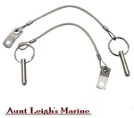 2-PACK Stainless Steel Quick Disconnect Release Pins With Cable For Bimini Top. Fixed Price $17.49.