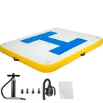Inflatable Dock Platform, Floating 8X5 Ft With Electric Air Pump. Fixed Price $271.48.