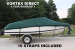 Vortex Green 13 To 15.5 Ft Vh Heavy Duty Fishing/ski/runabout/boat Cover. Fixed Price $69.00.