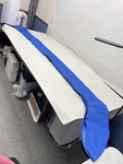 Shademate OV80396OA Universal 117" X 9" W Royal Blue Bimini Boot Marine Boat. Fixed Price $31.96.