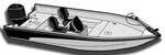 7.6OZ Boat Cover Monark Classic 1400 Sc 1996. Fixed Price $543.14.