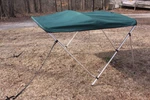 New Vortex 4 Bow Pontoon/deck Boat Bimini Top 8' Long, Green, 91-96" Wide. Fixed Price $255.99.