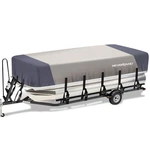 Pontoon Boat Cover Heavy-duty Waterproof Uv Dust Rain Protection Beam Width 104". Fixed Price $71.99.