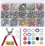 Eutenghao 804PCS Fasteners Tool Kit Hollow And Solid Metal Prong Snaps Butt. Fixed Price $31.28.