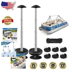 Universal Boat Cover Support Poles - Aluminum, 7 Straps, All Seasons Protection. Fixed Price $87.29.