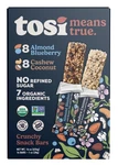 Tosi Organic Snack Bars Variety, Oz, 16PK - Almond Blueberry & Cashew Coconut. Fixed Price $29.75.