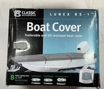 Classic Accessories ' Lunex RS-1 Boat Cover Gray Size Fits 14-16 Feet. Fixed Price $34.99.