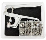 Pearl Snaps With Pliers Press Tool Kit 40 Set Fasteners Sna.... Fixed Price $38.30.