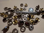 1/4" Long Barrel 20 Caps & Sockets For Boat Canvas Tool Install Snaps. Fixed Price $26.60.