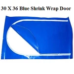 Boat Zipper Entry Access Door Blue. Fixed Price $14.99.