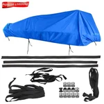 Dark Blue Boat Cover 21-24FT Long Beam Width Up To 102" Waterproof. Fixed Price $36.35.