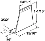 Prime-line PL14618 Plastic White Spline Channel Pull Tabs 0.25 Dia. X 1.06 In.. Fixed Price $8.89.