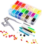 Lynda Snaps And Pliers Set, 360 Sets T5 Plastic Buttons For Sewing Craf. Fixed Price $25.86.