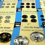 New Sew-on Snaps(brouches De Presi N) By Dritz, Low Price, Check Total. Fixed Price $6.65.