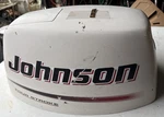 Oem Johnson Evinrude 9.9 15 Hp 4-STROKE Upper Engine Cowling Cover White 5035545. Fixed Price $119.00.