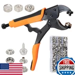 Annyun 40 Sets 15MM Stainless Snap Fastener Kit Heavy Duty Tools Boat Cover Tent. Fixed Price $44.92.