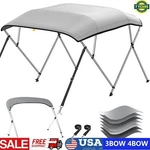 3 Bow 4 Boat Bimini Top Heavy Duty Cover Set With Boot And Rear Poles. Fixed Price $114.29.