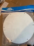New Rabud Inc 8"ARCTIC White 1/4" Cover Plate 8CPAW. Fixed Price $14.14.