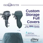 Oceansouth Outboard Storage Full Cover For Yamaha 2CYL 212CC 15" Leg. Fixed Price $61.33.