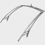 Cobalt Boat Wakeboard Tower 414169 26SD 90 Inch Aluminum 2012. Fixed Price $1988.21.