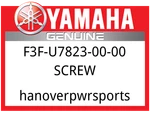 Yamaha Oem Part F3F-U7823-00-00 Screw. Fixed Price $5.99.