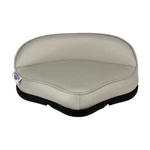 Casting Non-adjustable Gray Marine Grade Vinyl Fabric Boat Seat W/outer Cover. Fixed Price $104.95.