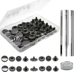 Raydodo 12 Set Leather Snap Fasteners Kit, 15MM Metal Buttons Press Stu. Fixed Price $15.36.