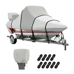 Vinpatio Center Console Boat Cover: 900D 14'-16'L, Up To 90"W, Gray For Cc. Fixed Price $153.99.