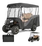 Kemimoto Golf Cart Enclosure, 4 Passenger Rain Cover, 600D Waterproof. Fixed Price $79.99.