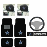 7PC Nfl Dallas Cowboys Car Truck Floor Mats Headrest Covers Steering Wheel. Fixed Price $96.77.