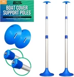Cover Support Pole, Adjustable System For Jon Boats, Blue. Fixed Price $87.97.