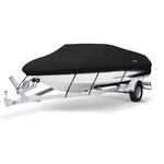 Msc Heavy Duty Oxford Boat Cover Model LENGTH:17'-19'BEAM Width:up To 96"BLACK. Fixed Price $132.88.