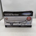 Shoreline Marine 20-22 Ft Trailerable Boat Cover Sz. Fixed Price $60.30.