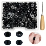 Gtaaoy 120 Sets T5 Plastic Snap Buttons No Sew Tools Required Hand Press. Fixed Price $15.97.